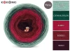 KOKONEK Merino 791 Christmas market - Ciemna mięta/ciemna zieleń/rubin/bordo/wino