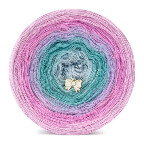 KOKONEK Merino 794 Sparkle - Jasny róż/chłodny róż/lawenda/patyna/lodowy błękit
