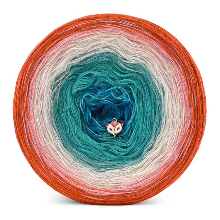 KOKONEK Merino 796 Old Boy - Rudy/morela/lniany/szmaragd/petrol