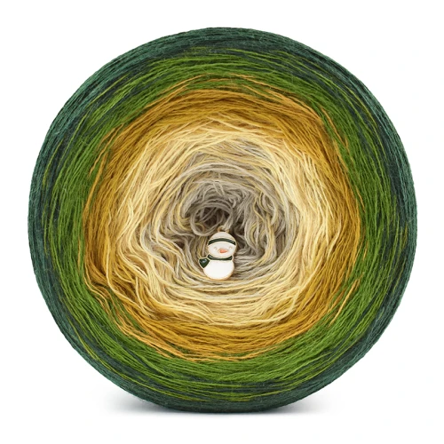 KOKONEK Merino 797 Countdown - Butelkowa zieleń/paproć/musztarda/ptysiowy/safari