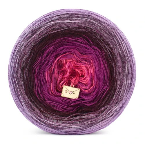 KOKONEK Merino 798 Rocket Girl - Ametyst/blady fiolet melanż/wino melanż/jeżyna/bajeczny róż