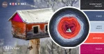 KOKONEK Merino 792 Old house - Ciemny szary melanż/fumo/jasny błękit/jarzębina/fuksja