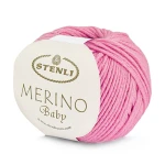 Włóczka Stenli Merino Baby 316 / malinowy róż
