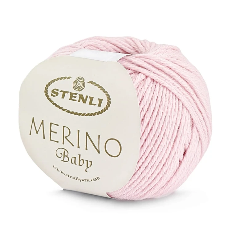 Włóczka Stenli Merino Baby 391 / pastelowy róż