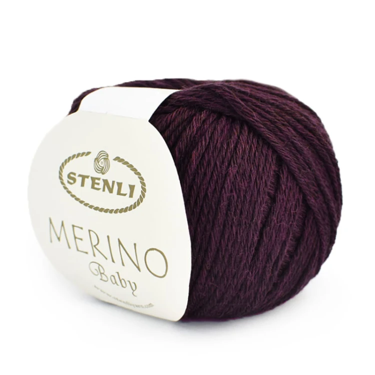 Włóczka Stenli Merino Baby 482 / burak