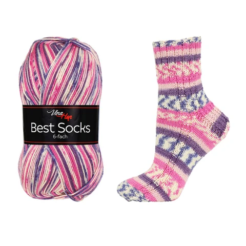 Włóczka skarpetkowa Vlna-Hep Socks Best 6-fach  / 7372