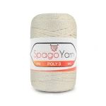 Sznurek Spagoyarn Macrame Poly3 1.5mm 15 / krem