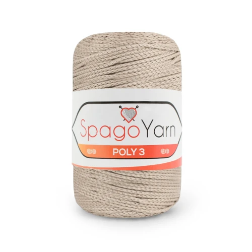 Sznurek Spagoyarn Macrame Poly3 1,5mm 37 / beż