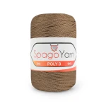 Sznurek Spagoyarn Macrame Poly3 1.5mm 39 / ciemny beż