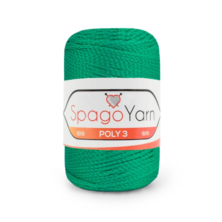 Sznurek Spagoyarn Macrame Poly3 1,5mm 175 / absynt
