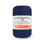 Sznurek Spagoyarn Macrame Poly3 1.5mm 262 / atrament