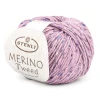 Włóczka Stenli Merino Tweed 33222 / róż z fioletem