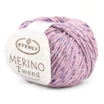 Włóczka Stenli Merino Tweed 33222 / róż z fioletem