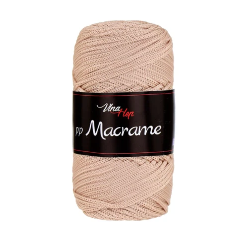 Sznurek poliestrowy Vlna-Hep PP Macrame 2,5mm 033 / zgaszona morela