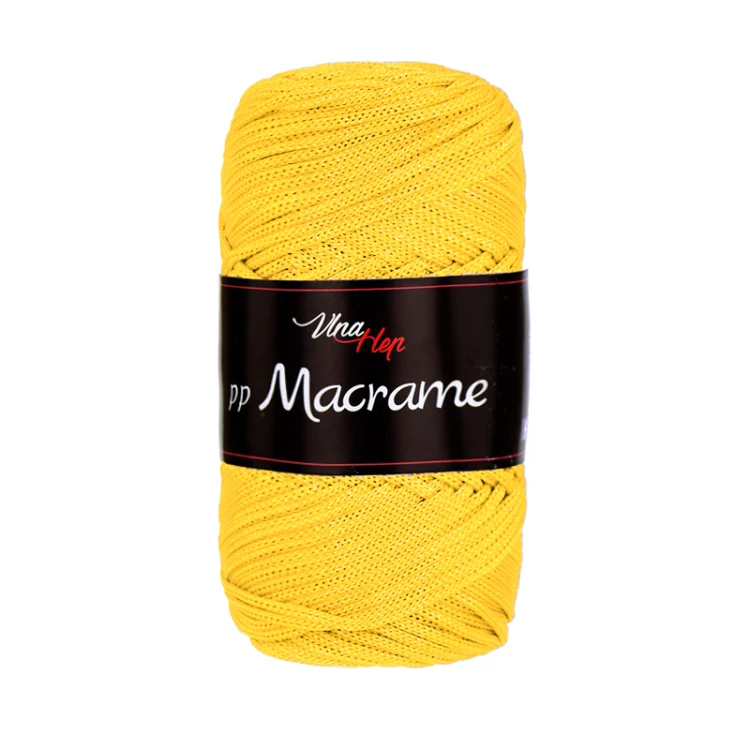 Sznurek poliestrowy Vlna-Hep PP Macrame 2,5mm 4184 / intensywny żółty