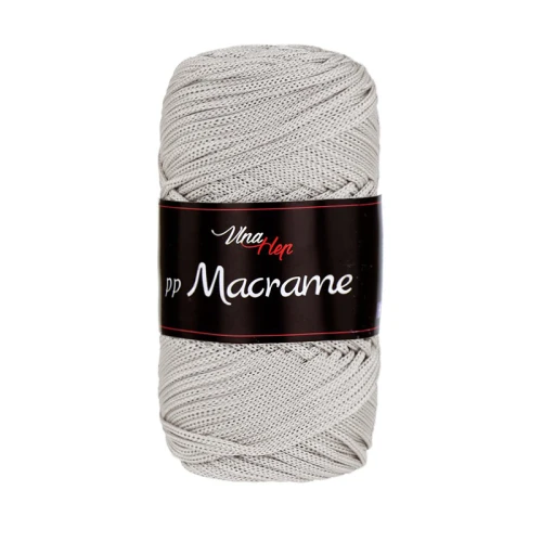 Sznurek poliestrowy Vlna-Hep PP Macrame 2,5mm 4230 / jasny szary