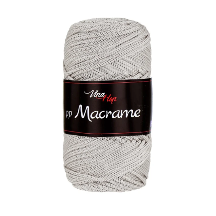 Sznurek poliestrowy Vlna-Hep PP Macrame 2,5mm 4230 / jasny szary