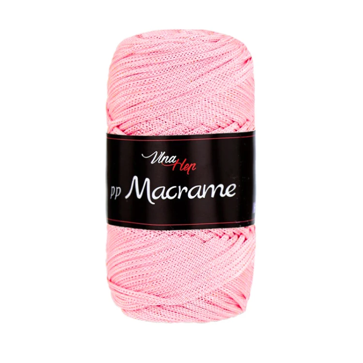 Sznurek poliestrowy Vlna-Hep PP Macrame 2,5mm 4004 / słodki róż
