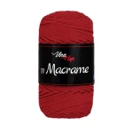 Sznurek poliestrowy Vlna-Hep PP Macrame 2.5mm 4020 / ciemna czerwień