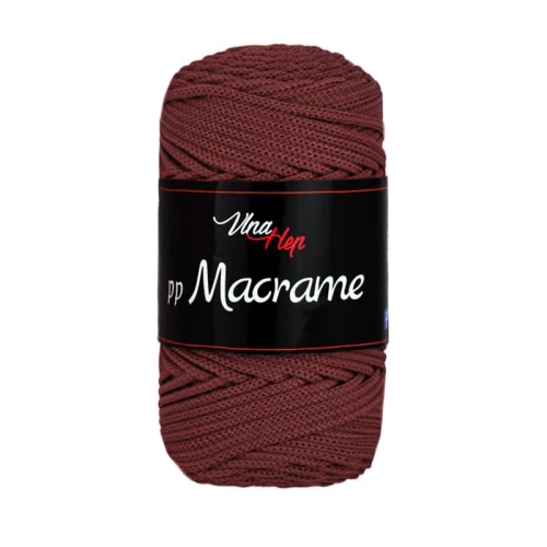 Sznurek poliestrowy Vlna-Hep PP Macrame 2,5mm 4031 / wino