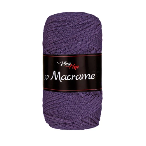 Sznurek poliestrowy Vlna-Hep PP Macrame 2,5mm 4071 / ciemny fiolet