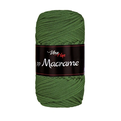 Sznurek poliestrowy Vlna-Hep PP Macrame 2.5mm 4135 / zieleń