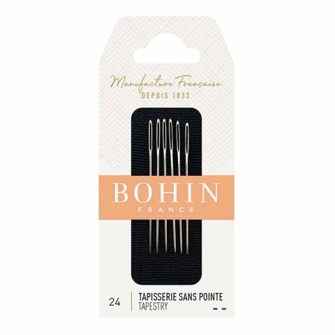 Igły do wełny Bohin / nr 24 / 6 sztuk