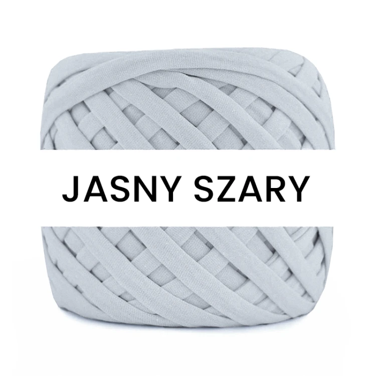 T-shirt Yarn Premium Sznurex / jasny szary