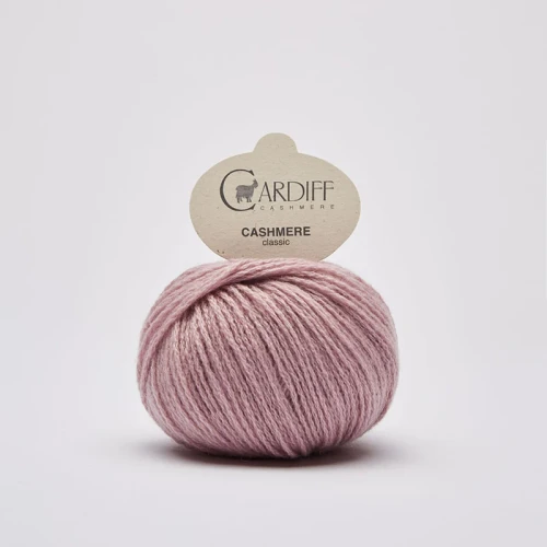 Włóczka Cardiff Cashmere Classic 603 / muji / brudny róż