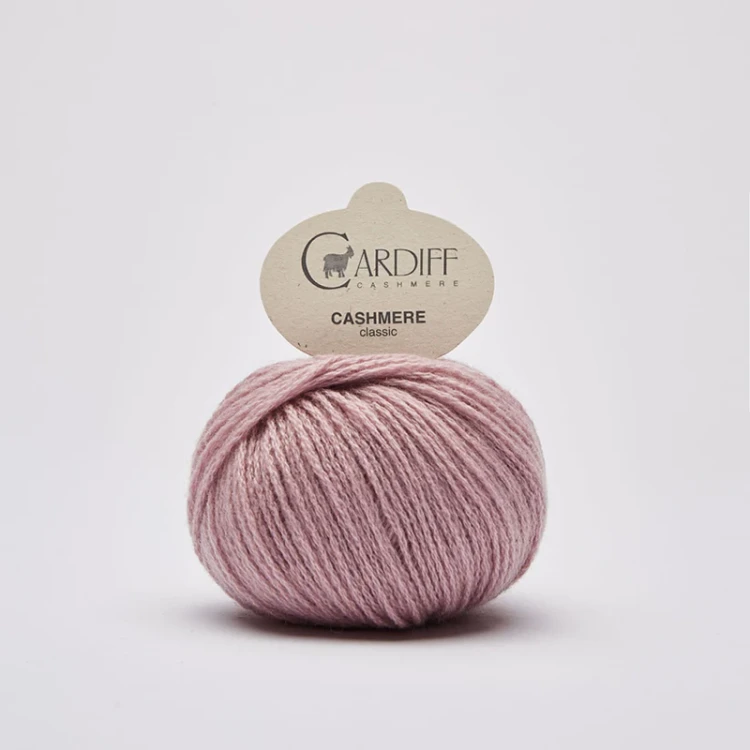 Włóczka Cardiff Cashmere Classic 603 / muji / brudny róż