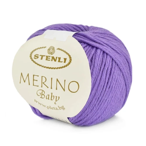 Włóczka Stenli Merino Baby 44003 / fiolet