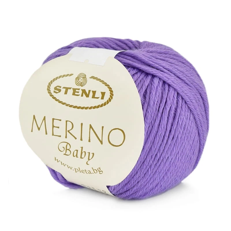 Włóczka Stenli Merino Baby 44003 / fiolet