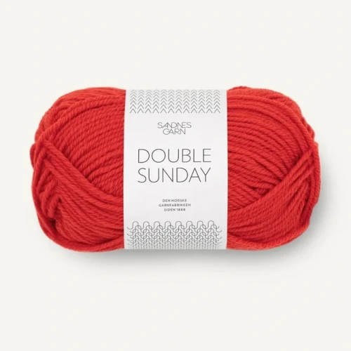 Włóczka Sandnes Garn Double Sunday 4018 / królewska czerwień / szkarłat