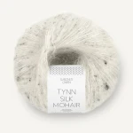 Włóczka Sandnes Garn Tynn Silk Mohair 1199 / sól i pieprz tweed