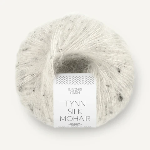 Włóczka Sandnes Garn Tynn Silk Mohair 1199 / sól i pieprz tweed