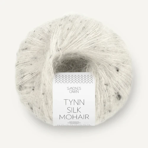 Włóczka Sandnes Garn Tynn Silk Mohair 1199 / sól i pieprz tweed