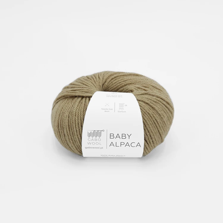 Włóczka Gabo Wool Baby Alpaca 1152 / orzech