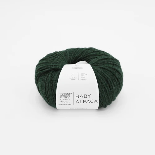 Włóczka Gabo Wool Baby Alpaca 1172 / leśna zieleń