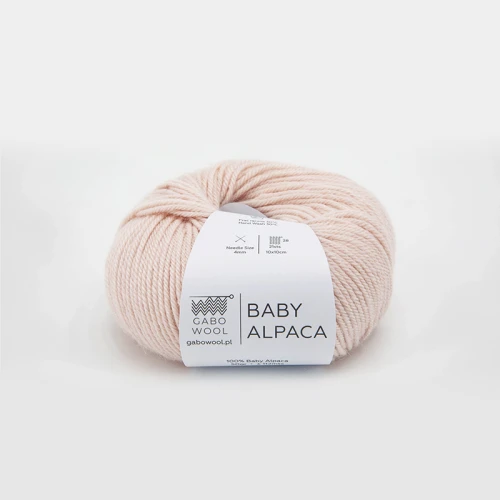 Włóczka Gabo Wool Baby Alpaca RJ9054 / pudrowy