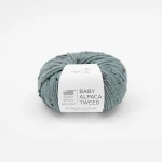 Włóczka Gabo Wool Baby Alpaca Tweed T1892 / eukaliptus