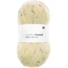 Włóczka skarpetkowa Rico Design Superba Tweed 4ply 001 / krem