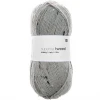 Włóczka skarpetkowa Rico Design Superba Tweed 4ply 002 / szary