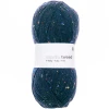 Włóczka skarpetkowa Rico Design Superba Tweed 4ply 006 / granat