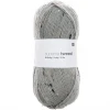 Włóczka skarpetkowa Rico Design Superba Tweed 6ply 002 / szary