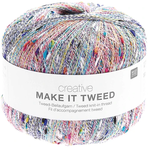 Nić / Włóczka fantazyjna Rico Design Creative Make It Tweed 001 / multicolor