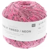Nić / Włóczka fantazyjna Rico Design Creative Make It Tweed Neon 002 / fuchsia