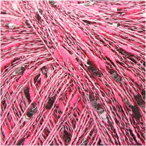 Nić / Włóczka fantazyjna Rico Design Creative Make It Tweed Neon 002 / fuchsia