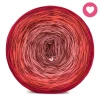 KOKONEK Rare Merino W07 Walentynki - Czerwień/jarzębina/jasna malwa/malwa + bordo