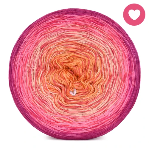 KOKONEK Rare Classic W06 Walentynki - Gorący róż/neonowy róż/brzoskwinia/mango + magenta