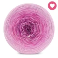KOKONEK Rare Merino W08 Walentynki - Jasny róż/chłodny róż/piwonia/jeżyna + landrynka